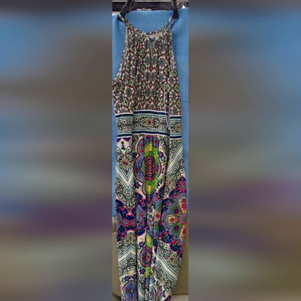 Colorful printed dress